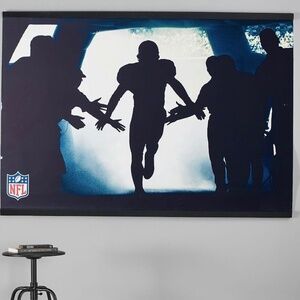 Pottery Barn Teen Large Canvas Wall Mural Football NFL